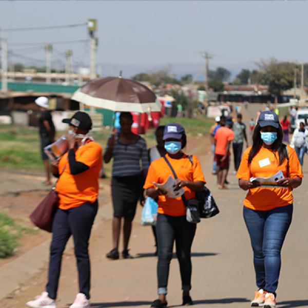 Ekurhuleni Covid 19 Testing team with CDC and CNN